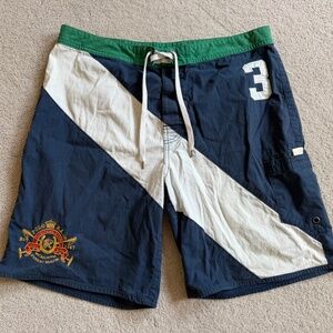 POLO RALPH LAUREN Mens' Navy Board Shorts sz 34